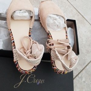 Jcrew Baja Suede espadrilles